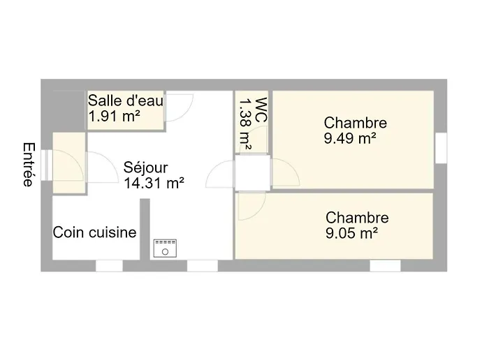 L'oustal De Julie 3 Personnes * Laval-du-Tarn